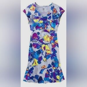 Title Nine Daring Diamalete Dress Size Small Colorful Stretch Travel Vacation